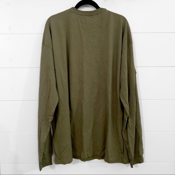 Oversized Long Sleeve Crew Neck Shirt Set - Picture 5 of 14